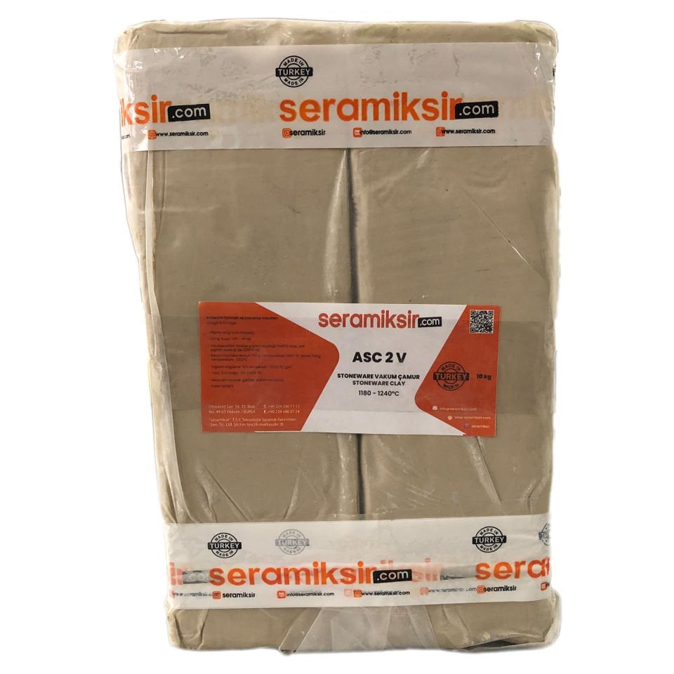 ASC 2 V - Stoneware Vakum Çamur 10 Kg