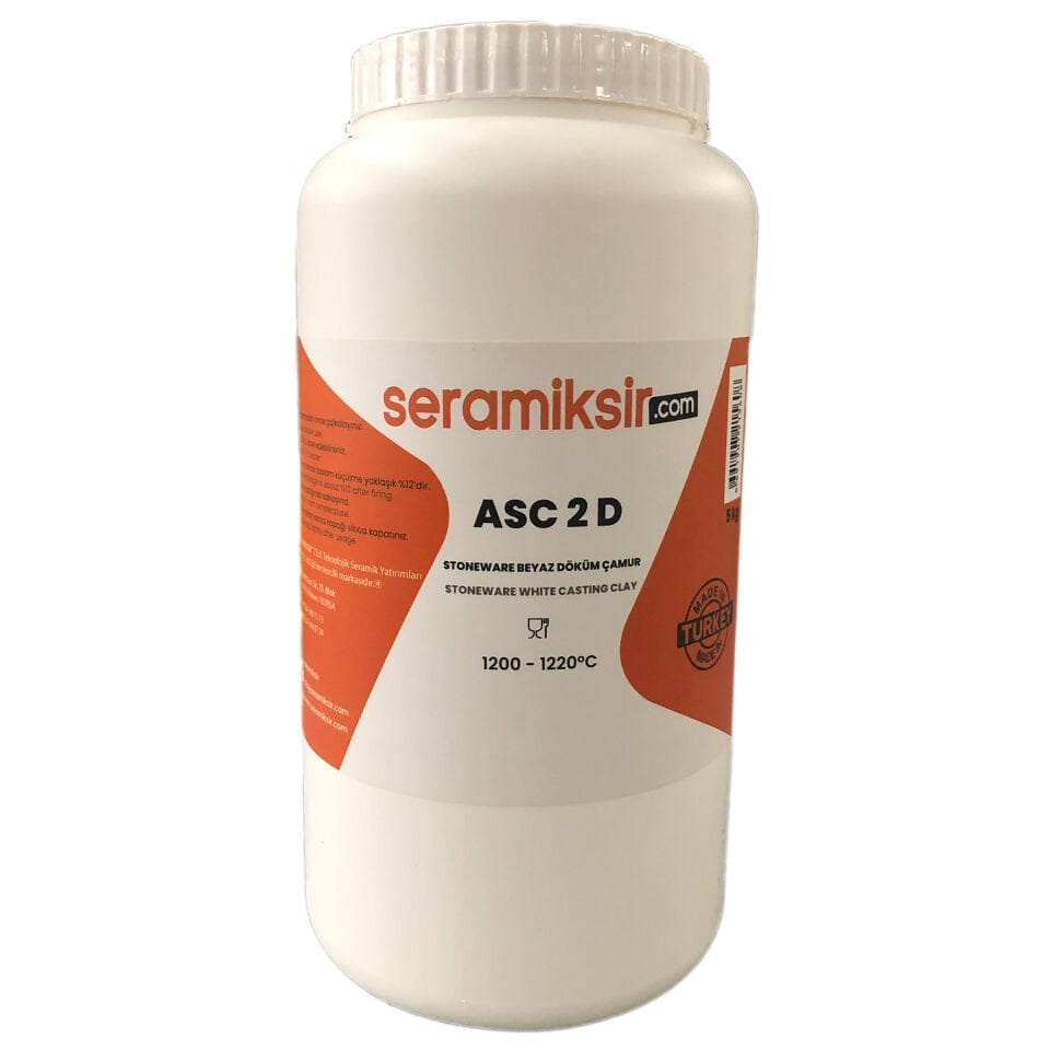 ASC 2 D - Stoneware Döküm Çamur