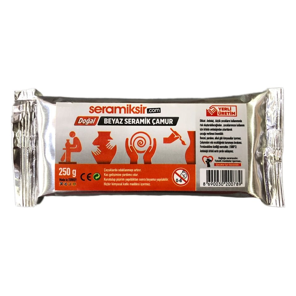 BSÇ 250 - Beyaz Seramik Çamur 250 Gram