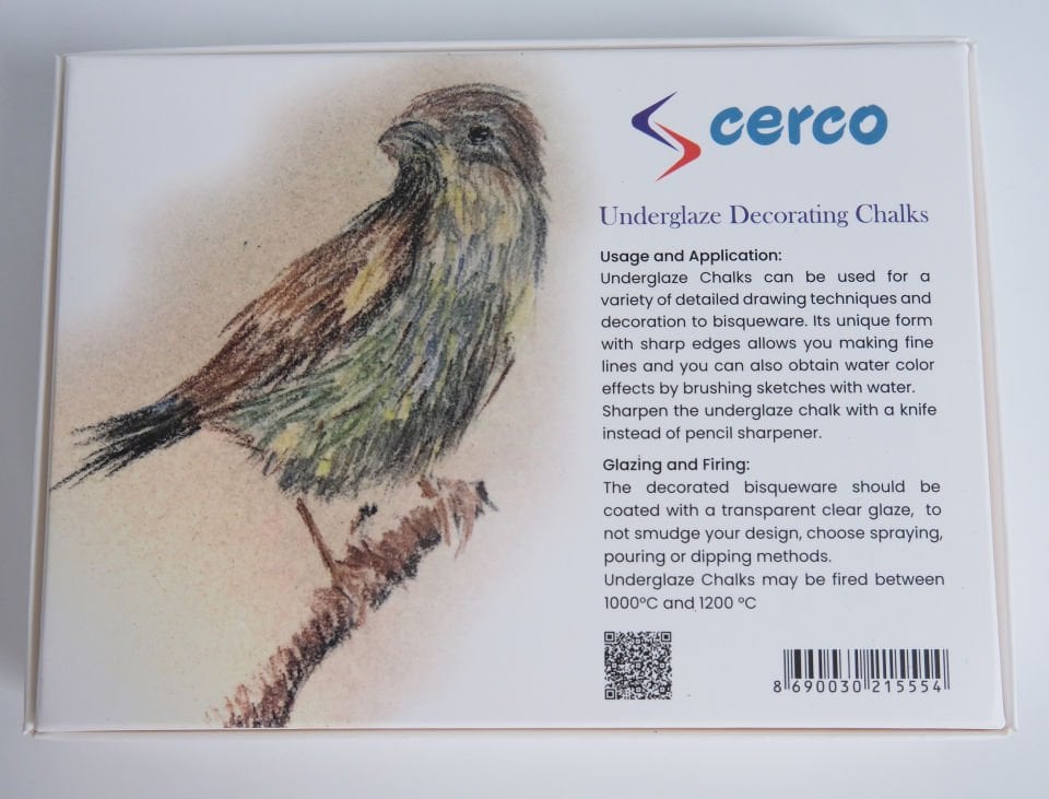 Sır Altı Dekor Kalem Seti (12'li)